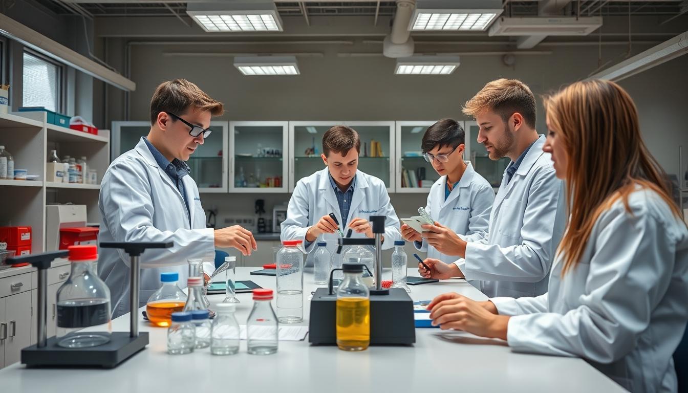 Modern university campus for students