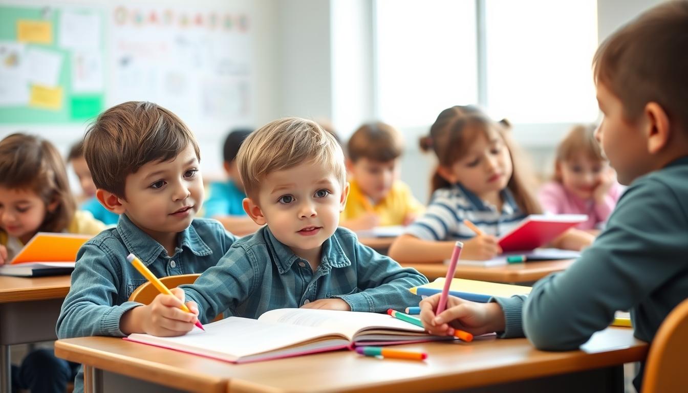 Structured study materials and learning resources on a desk