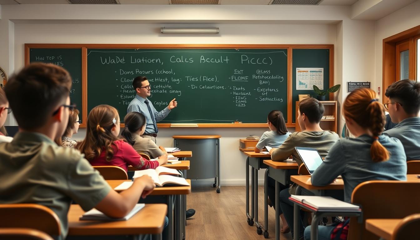 Student developing practical and academic skills